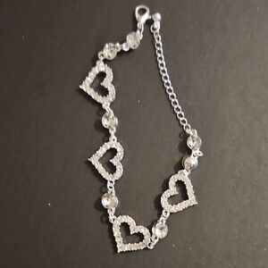Silver Heart Bracelet